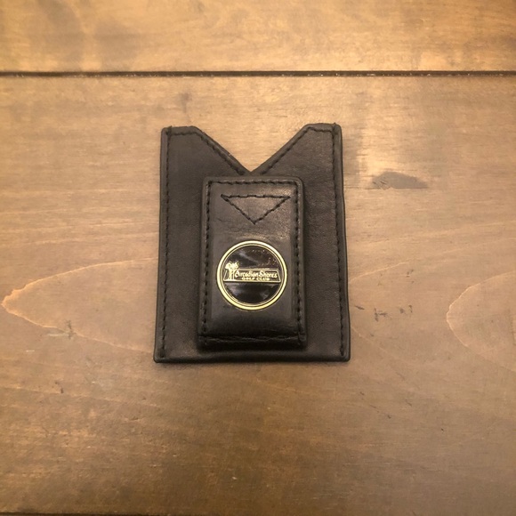 Black Leather Money Clip - Picture 9 of 9